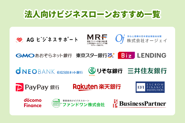 法人におすすめのビジネスローンを徹底比較